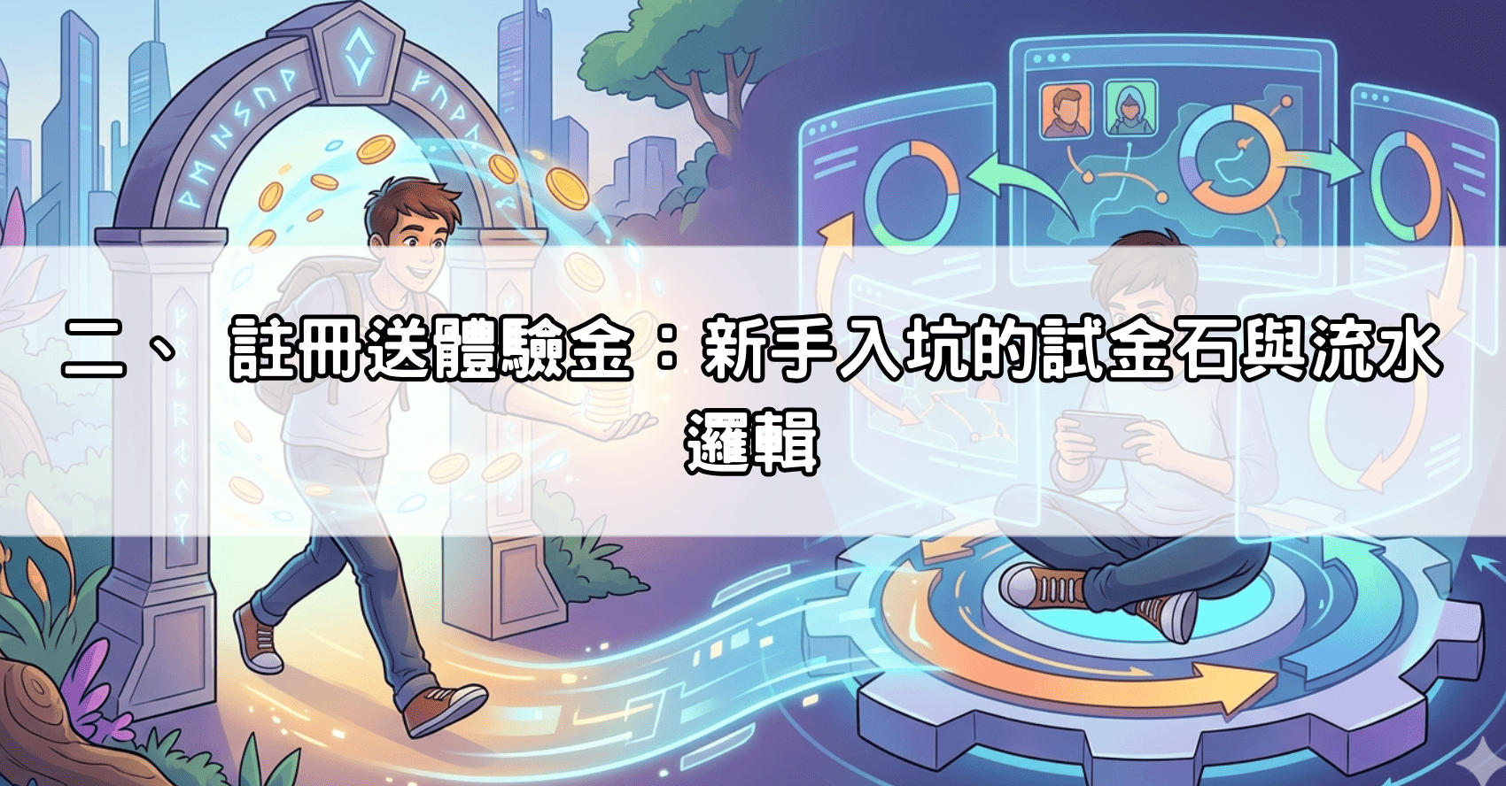 二、 註冊送體驗金：新手入坑的試金石與流水邏輯